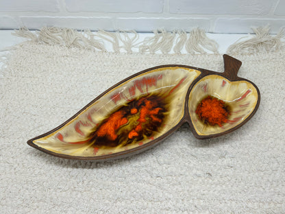 Treasure Craft Leaf Serving Dish