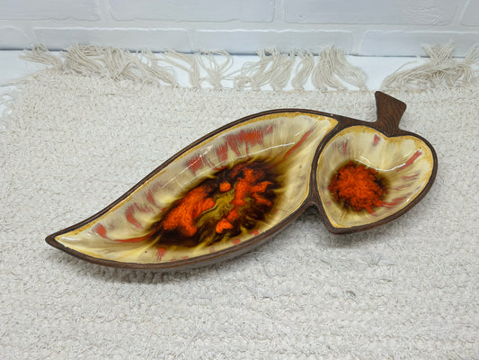 Treasure Craft Leaf Serving Dish