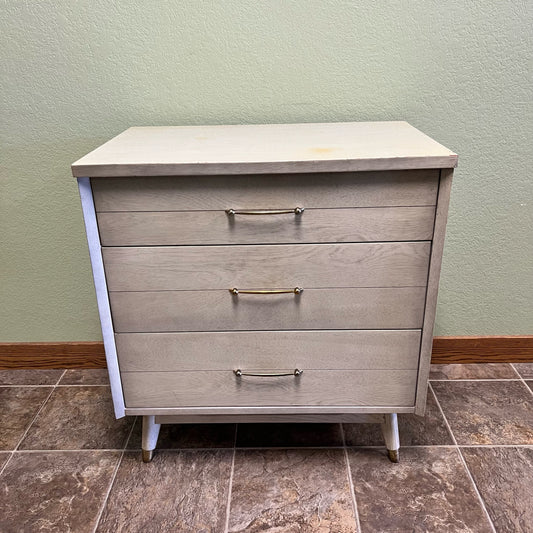 MCM White/Blond Small Dresser