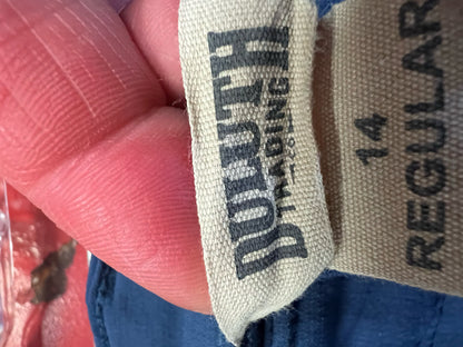 Duluth Trading Co. Size 14 Blue Nylon Pants