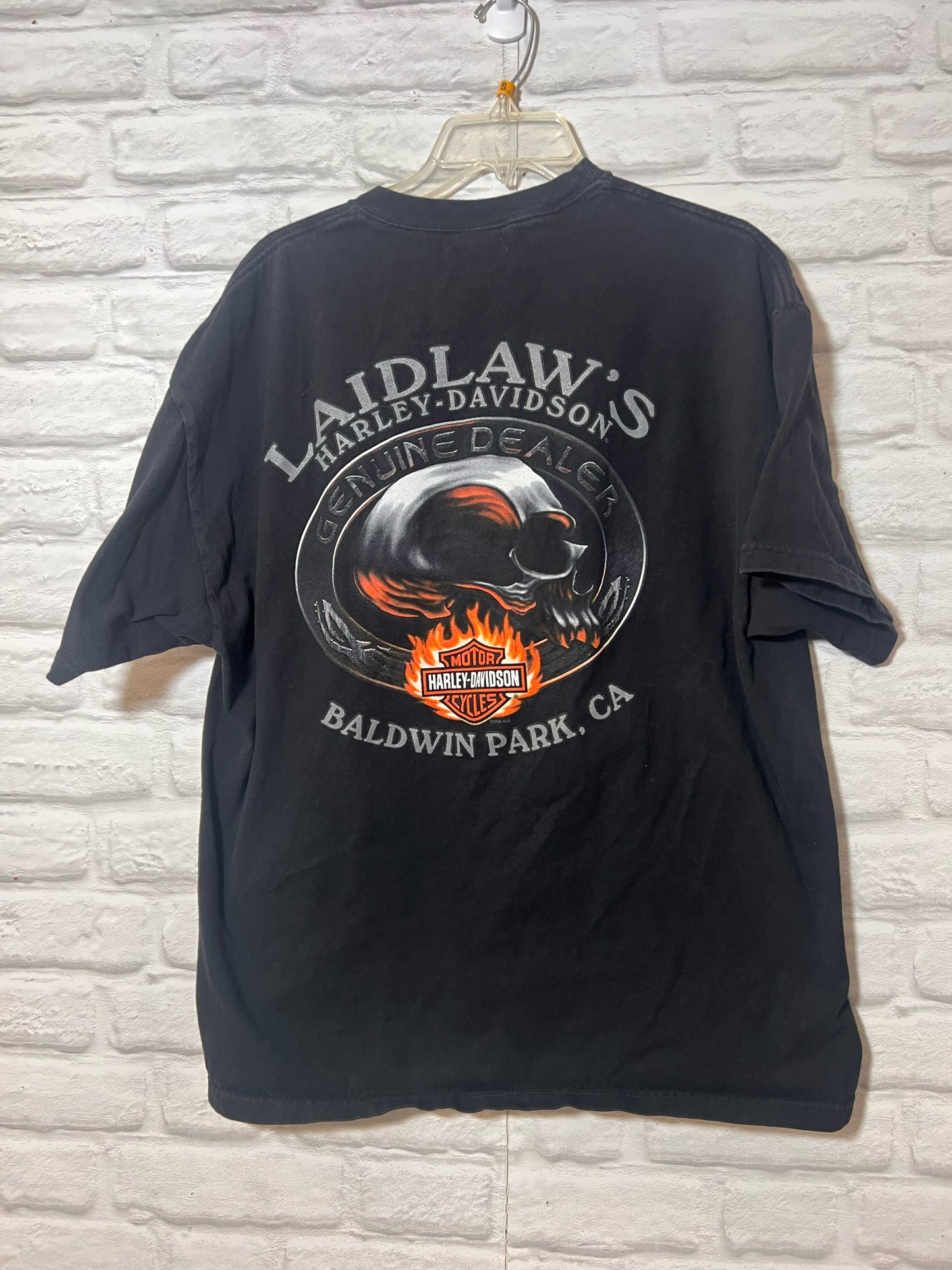 Harley-Davidson Size X-Large Black T-Shirt - Men's