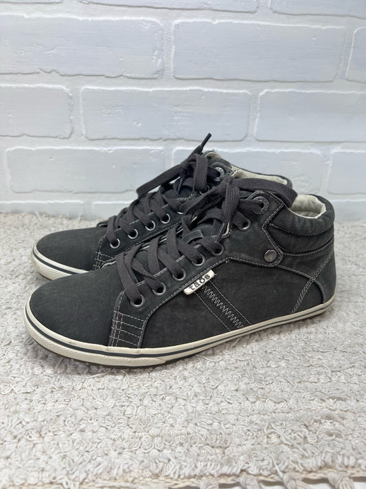 Shoe Size 8 Taos Gray Canvas Top Star Sneakers