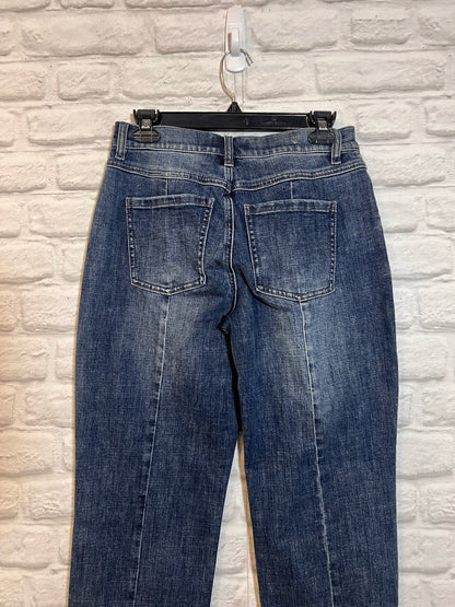 CAbi Size 4 Mid-Rise SoHo Cropped Length Jeans