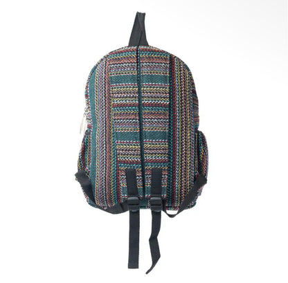 Myra Bag Wanderweave Backpack in Forest Green