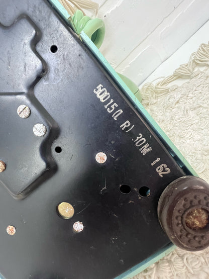 Kellogg Mint Green Rotary Telephone 1960's