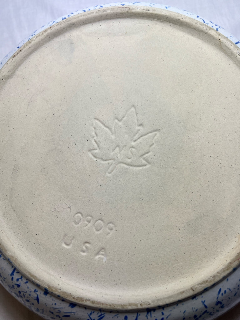 Monmouth Western Stoneware shallow spatterware