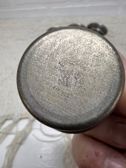 Austrian Pewter Glass Set - Vintage 1970s