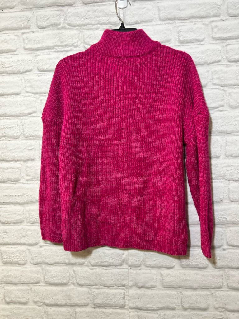 Size S Merokeety pink 1/4 zip sweater