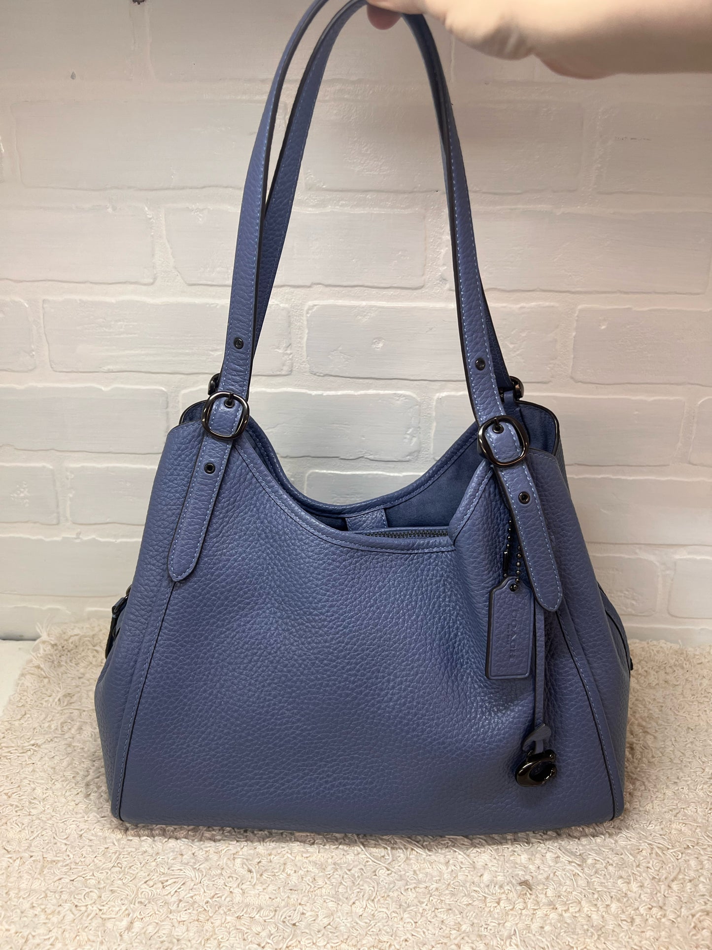 Coach Leather 'Lori' Divided Shoulder Bag