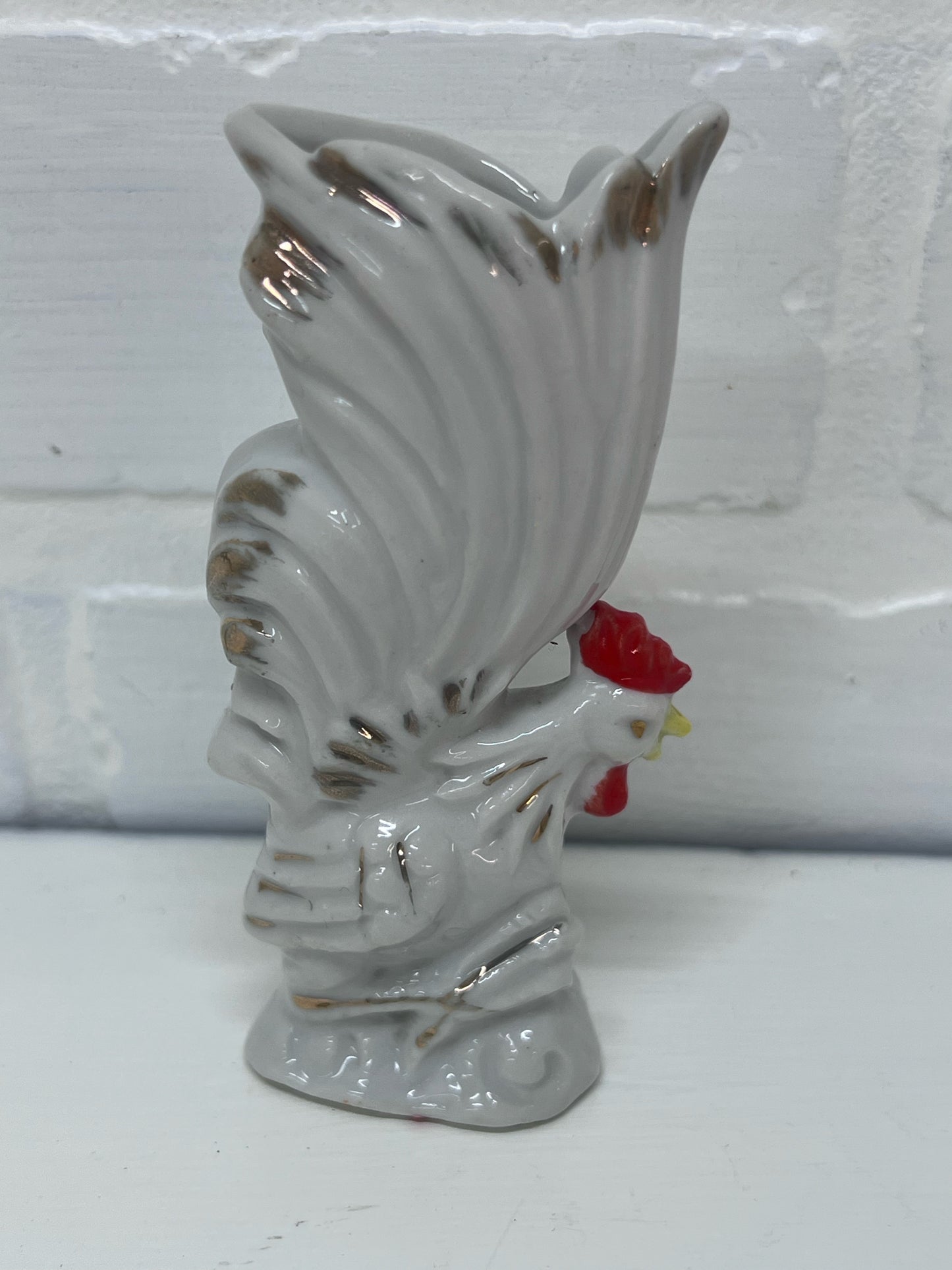 Vintage Rooster Bud Vase - Midcentury Japan