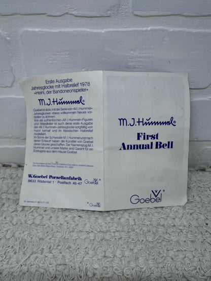 Goebels/Hummel 1978 "Let's Sing" Bell