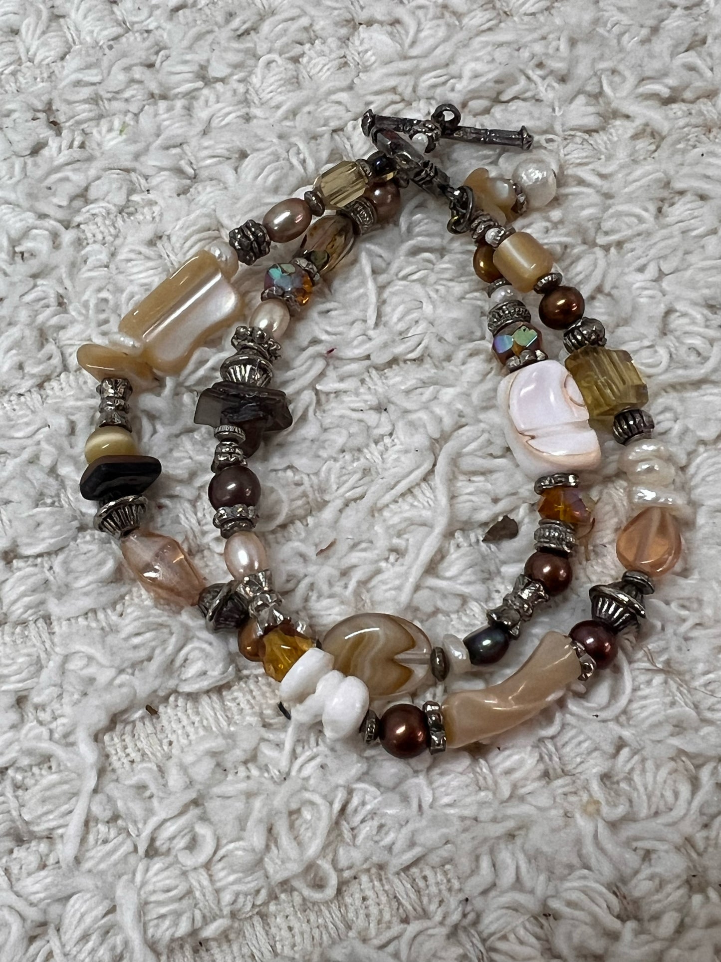 Beaded Necklace & Bracelet Jewelry Set