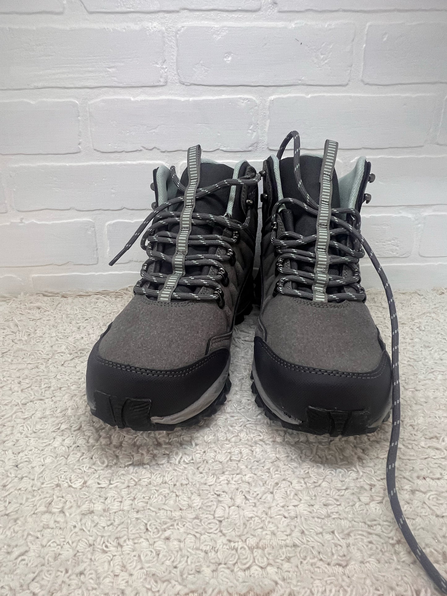 Eddie Bauer Ravenna Women's Hiking Boots: Size 10 Grayt/Green