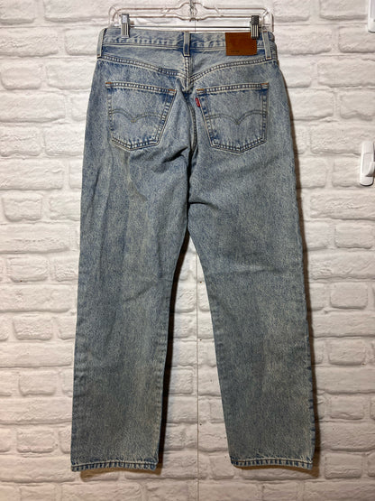 Levi's Size 28 Waist 501 90'S Fit Jeans Stone/Acid Wash