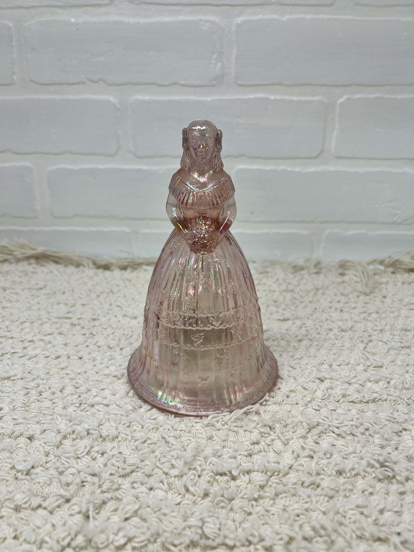 Imperial Glass 'Suzanne' vintage lady bell