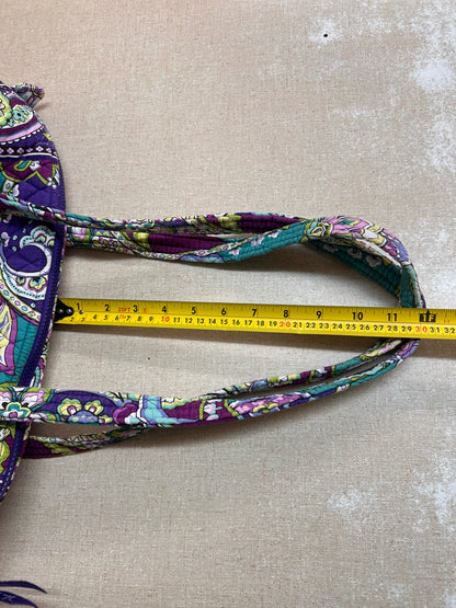 Vera Bradley Heather Purple Paisley Quilted Duffle
