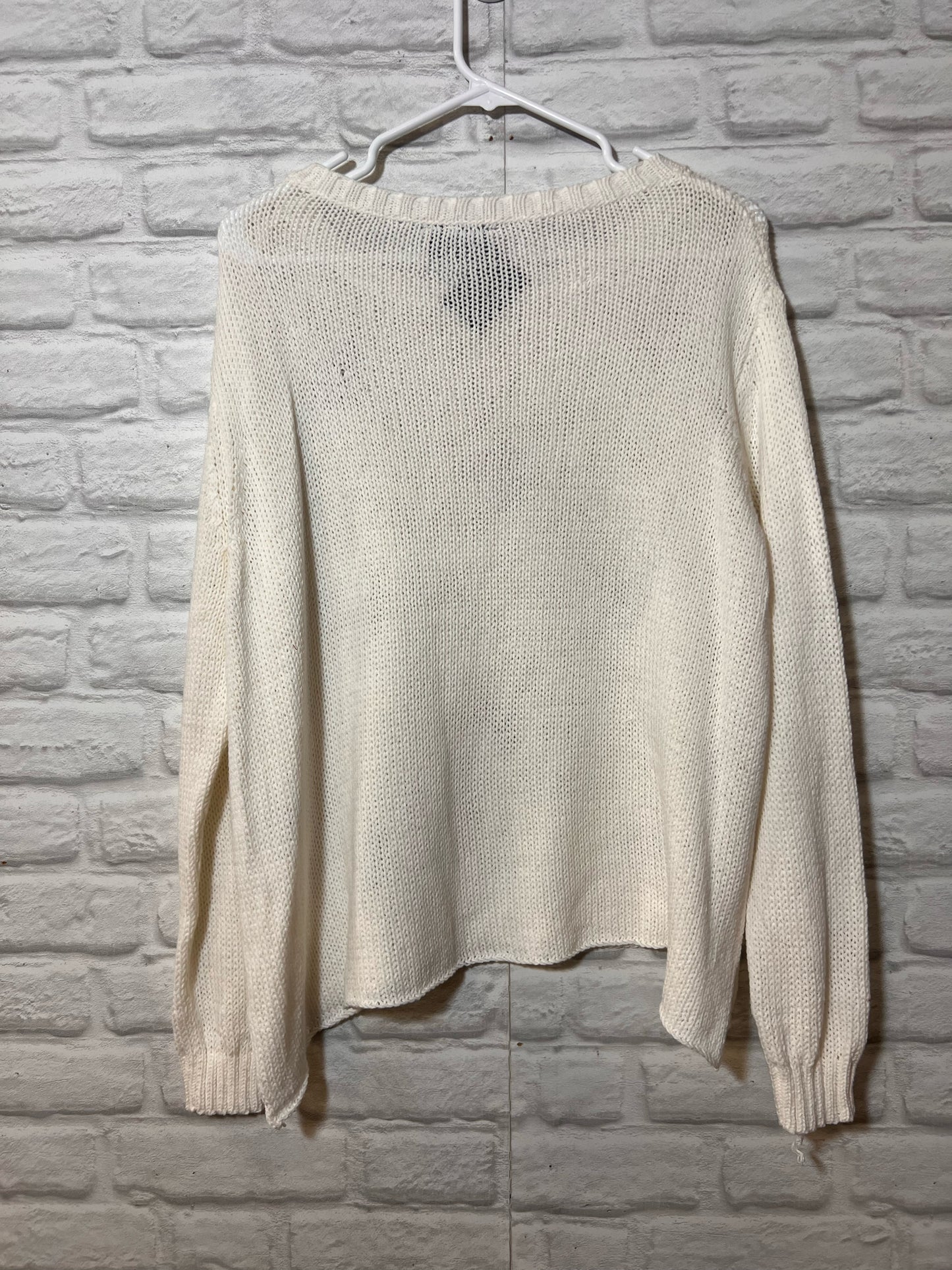 Size S/M Wooden Ships Star Skull Sweater