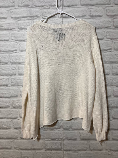 Size S/M Wooden Ships Star Skull Sweater