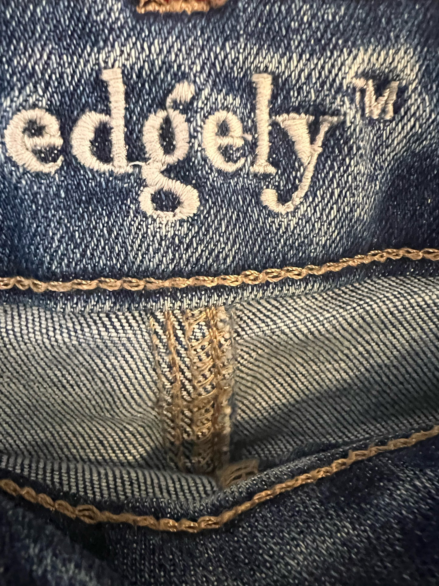 Edgely Size 10 Distressed Flare Leg Jeans