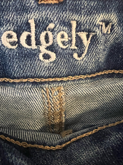 Edgely Size 10 Distressed Flare Leg Jeans