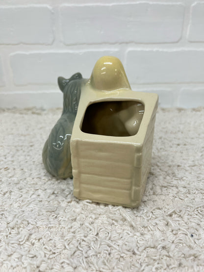 Vintage dog planter