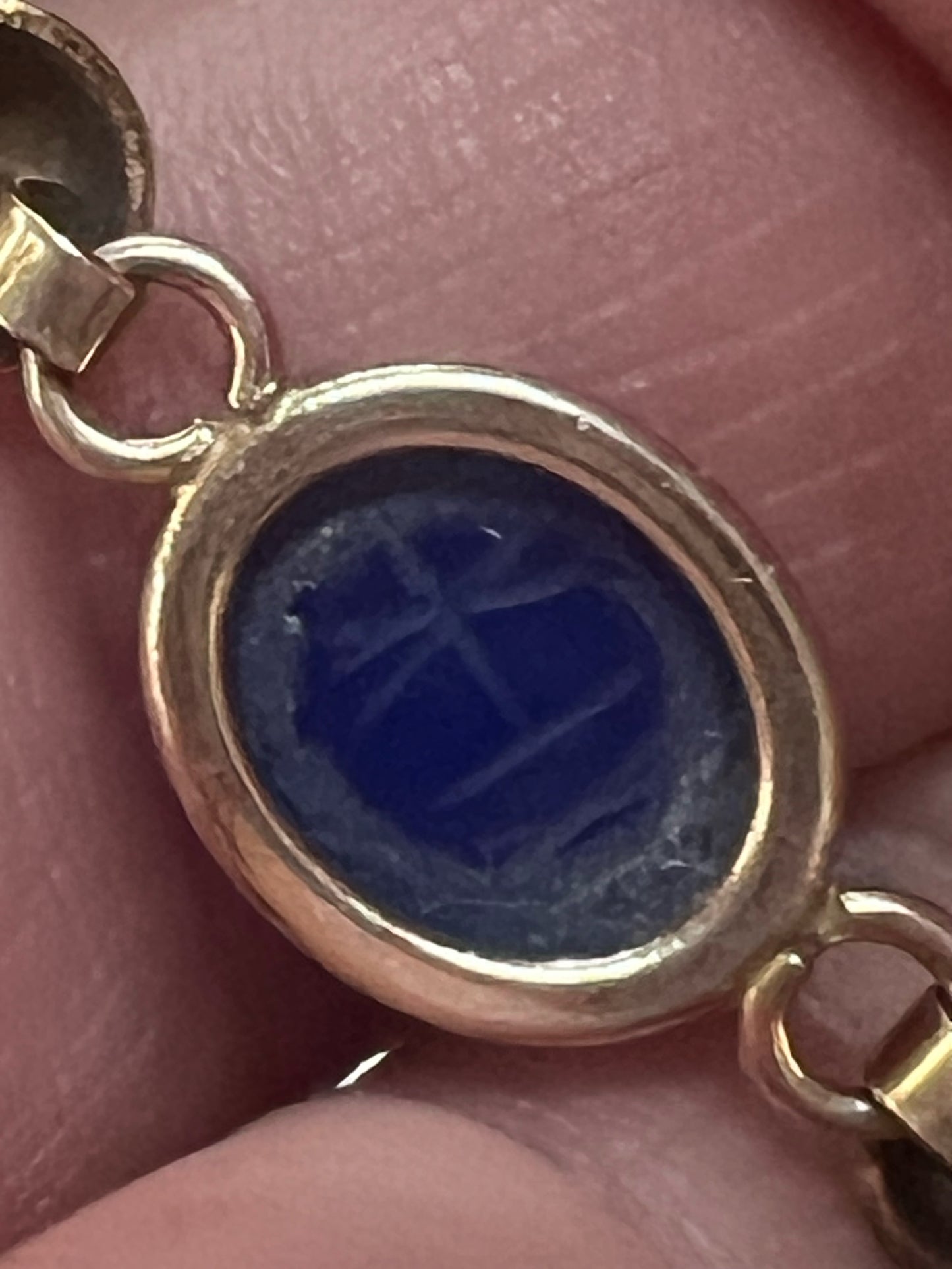Vintage 1969 Egyptian Revival Scarab Bracelet 12K Gold Filled