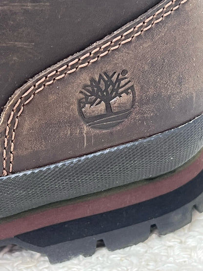 Shoe Size 8 Timberland Euro Hiker Brown Leather Boots