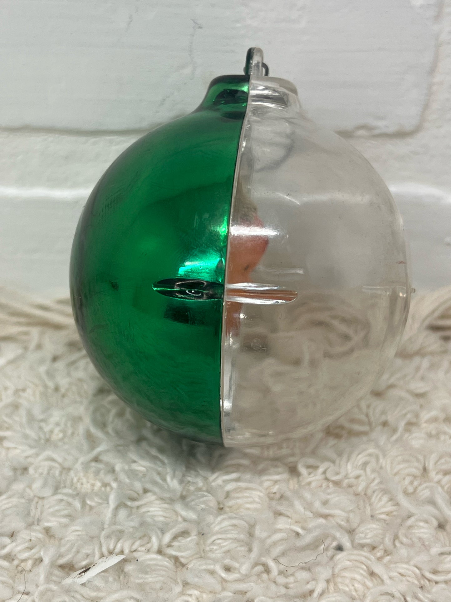 Vintage JewelBrite Elf Diorama Ornament