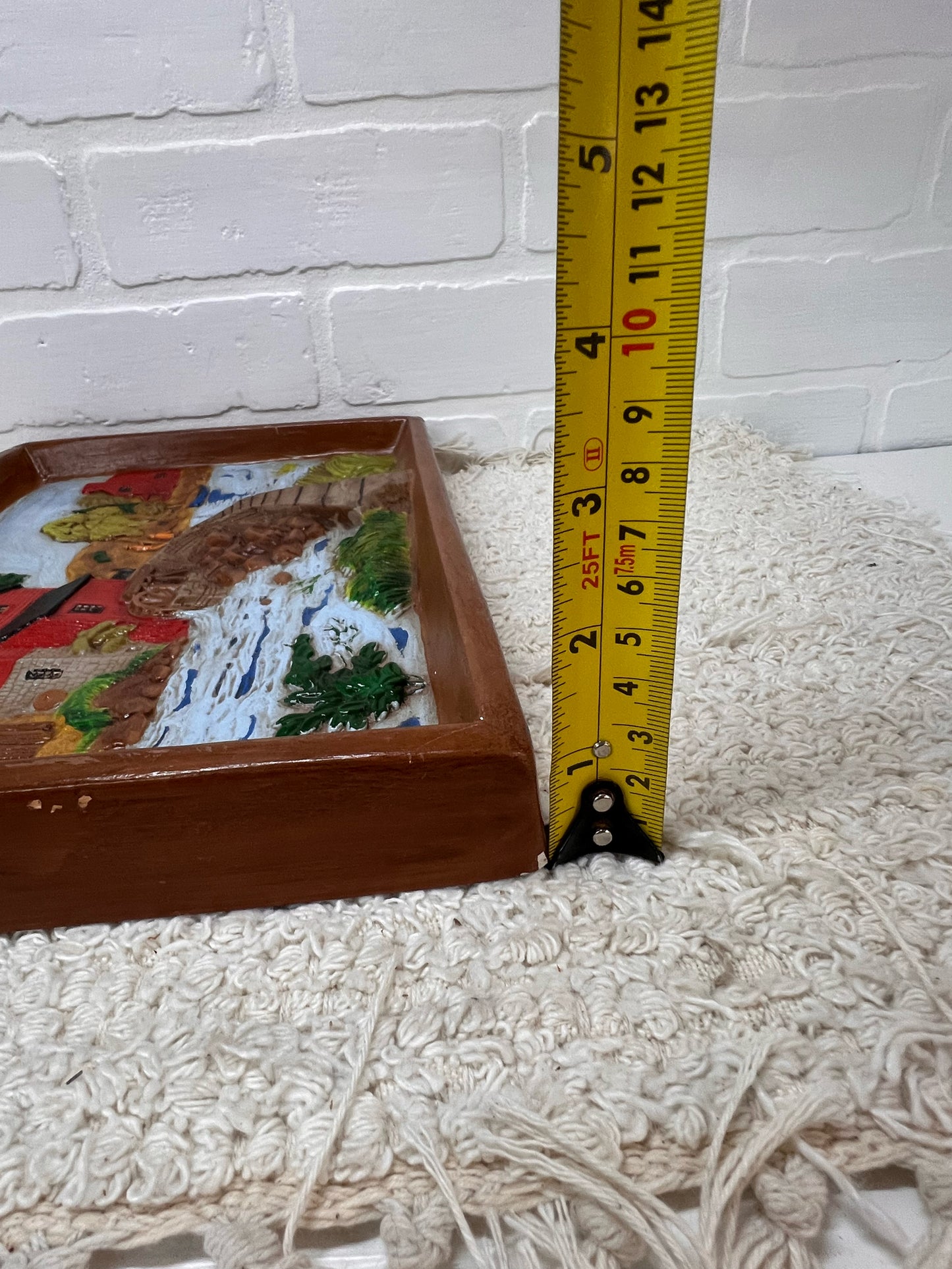 Holland Mold Ceramic Diorama Grist Mill