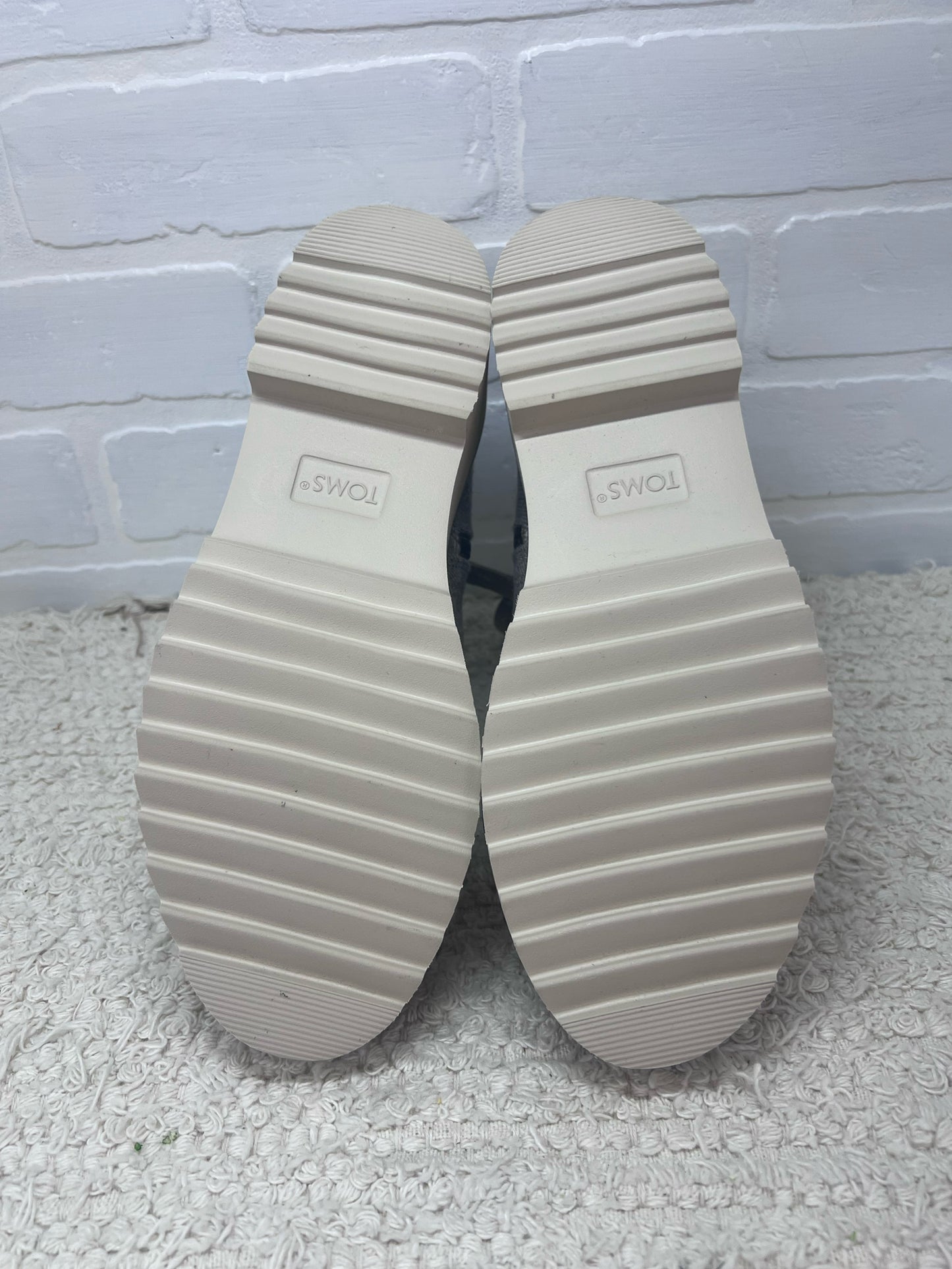 Shoe Size 7 Toms  NWT Maude Wedge  Bootie in Shimmering Twill