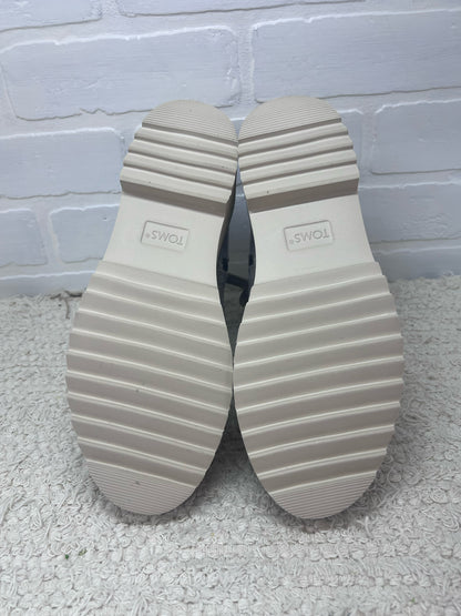 Shoe Size 7 Toms  NWT Maude Wedge  Bootie in Shimmering Twill