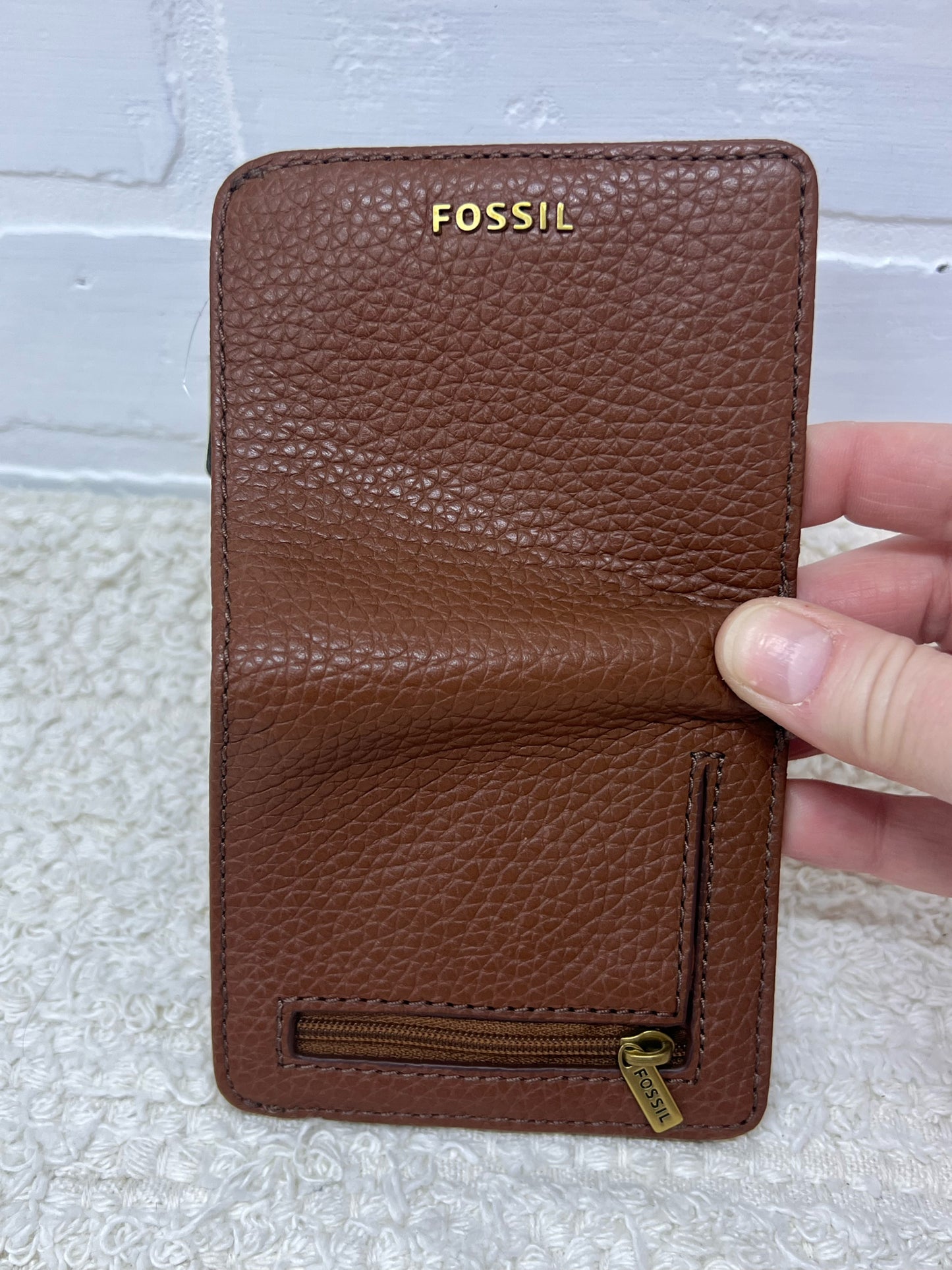 NWT Fossil Brown Madison Bifold Wallet