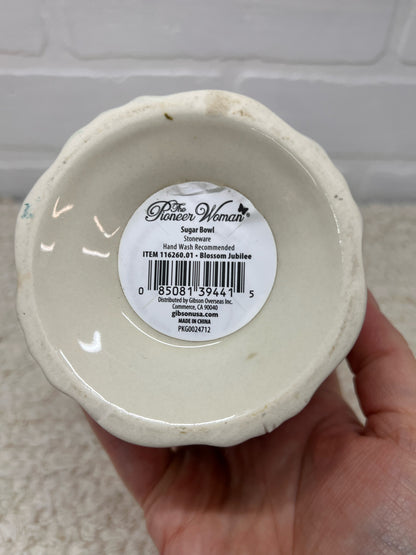 Pioneer Woman Lidded Floral Sugar bowl