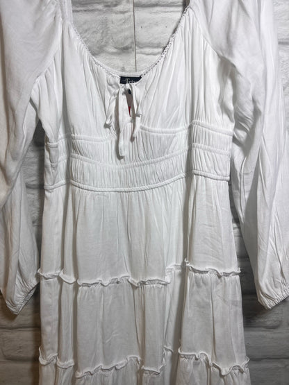 Size XL Trixxi White Long Sleeved Peasant  Blouse