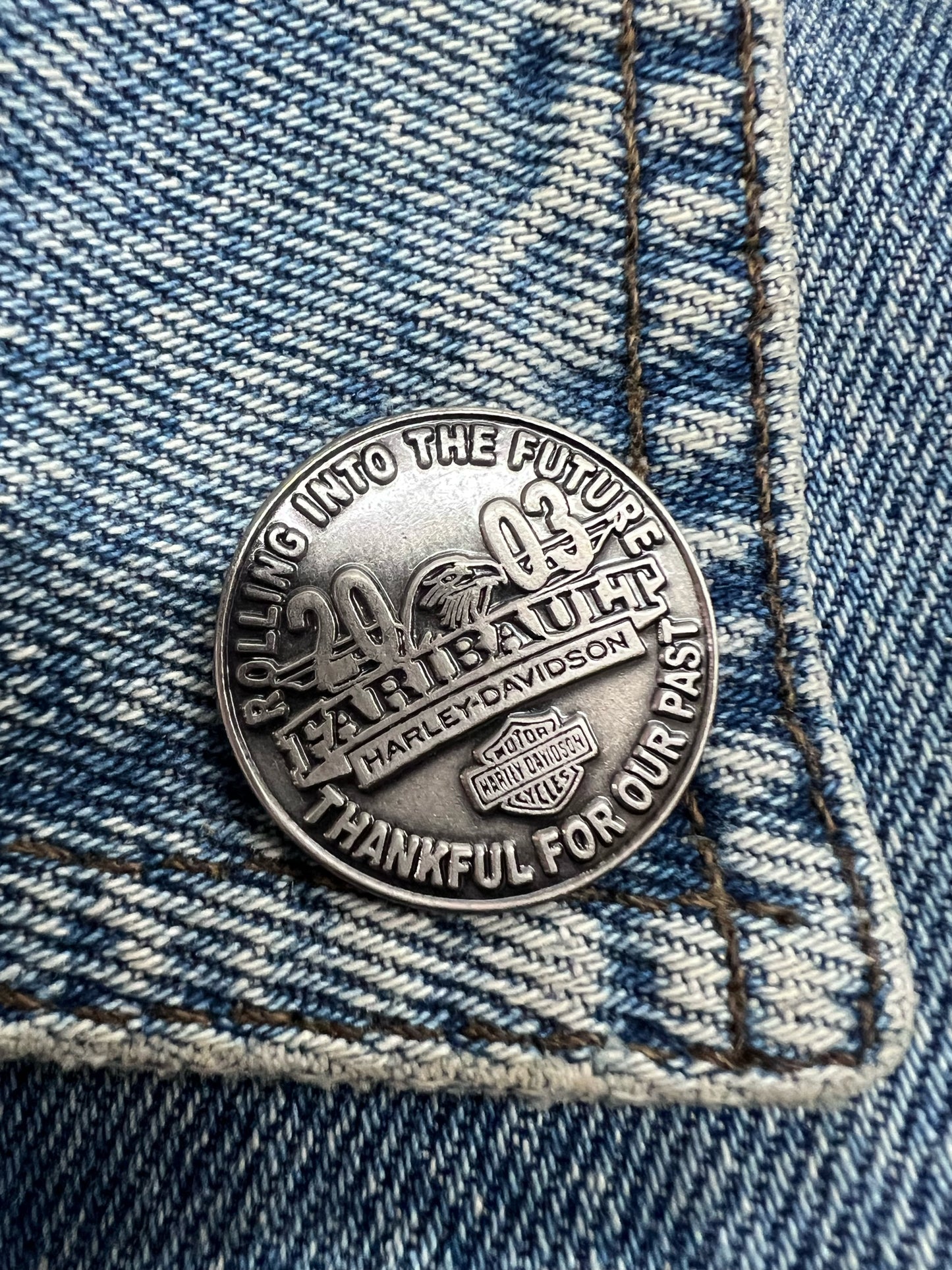 Size L Harley-Davidson Early 2000's Denim Jacket