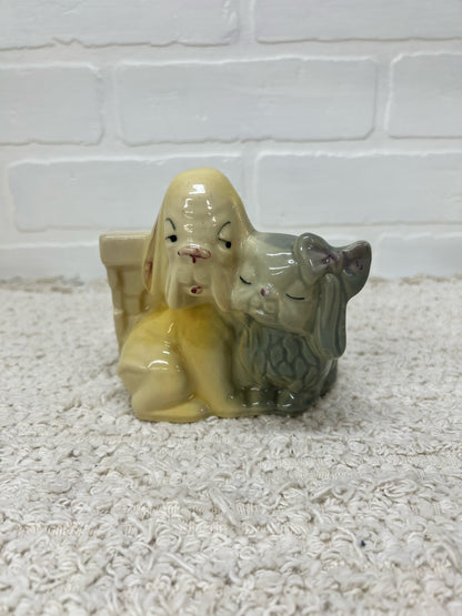 Vintage dog planter