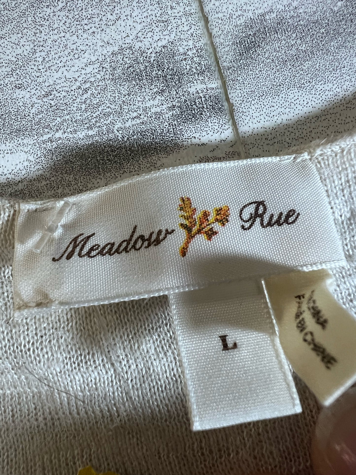 Size L Meadow Rue Used Casual Top