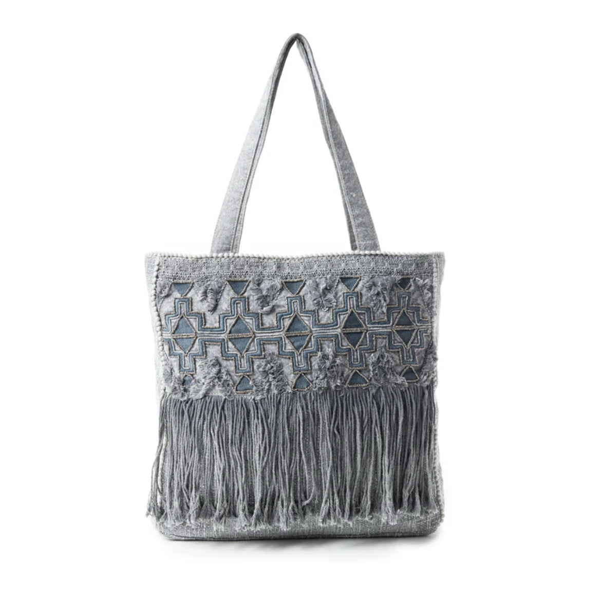 Myra Bag Smoky Mountain Fringe Tote Bag