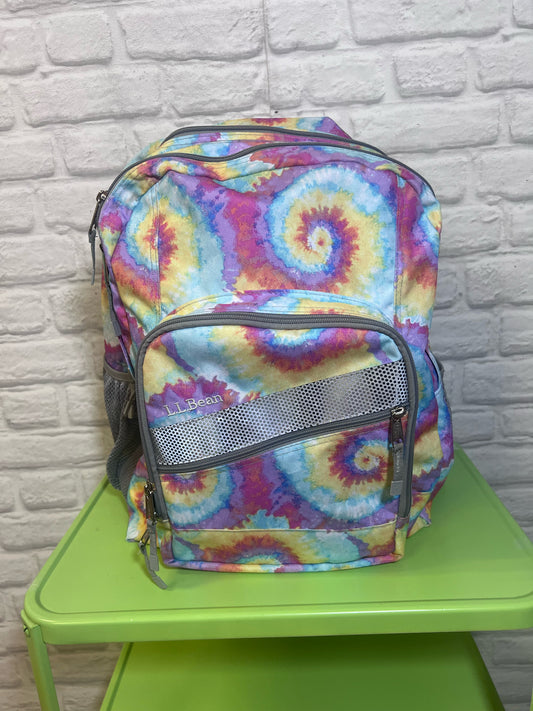 L.L. Bean Rainbow Tie Dye Backpack