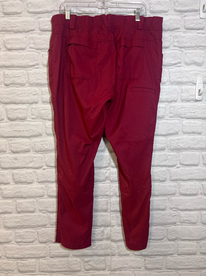 Duluth Trading Co. Size 16 Red Nylon Cargo Pants