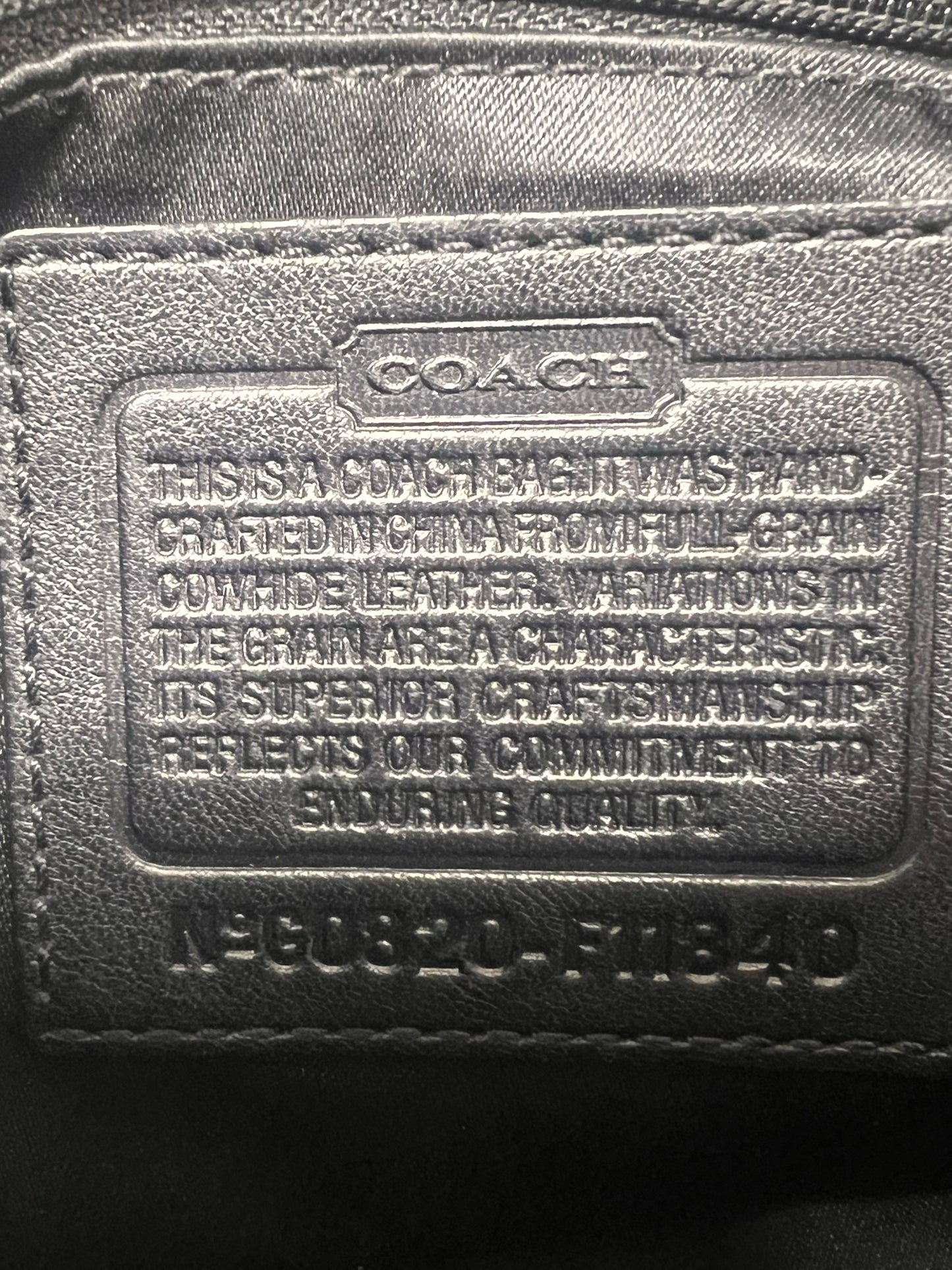 Vintage Coach Soho Mini Shoulder Bag F11840 – Black Leather – Y2K / 90s Era