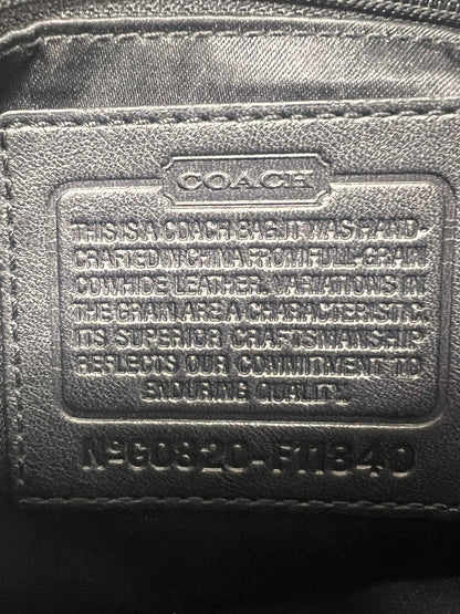 Vintage Coach Soho Mini Shoulder Bag F11840 – Black Leather – Y2K / 90s Era