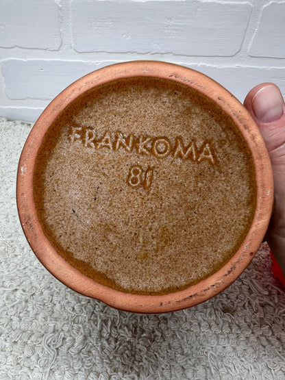 Frankoma Pottery  Dark Brown Glazed Water Pitcher