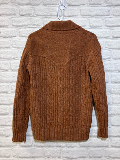 California Ranchwear Vintage Shetland Wool Shawl Collar Cardigan