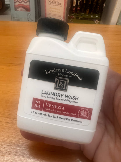 Linden & London Luxury  Laundry Detergent 4 oz Fragrance Test Size