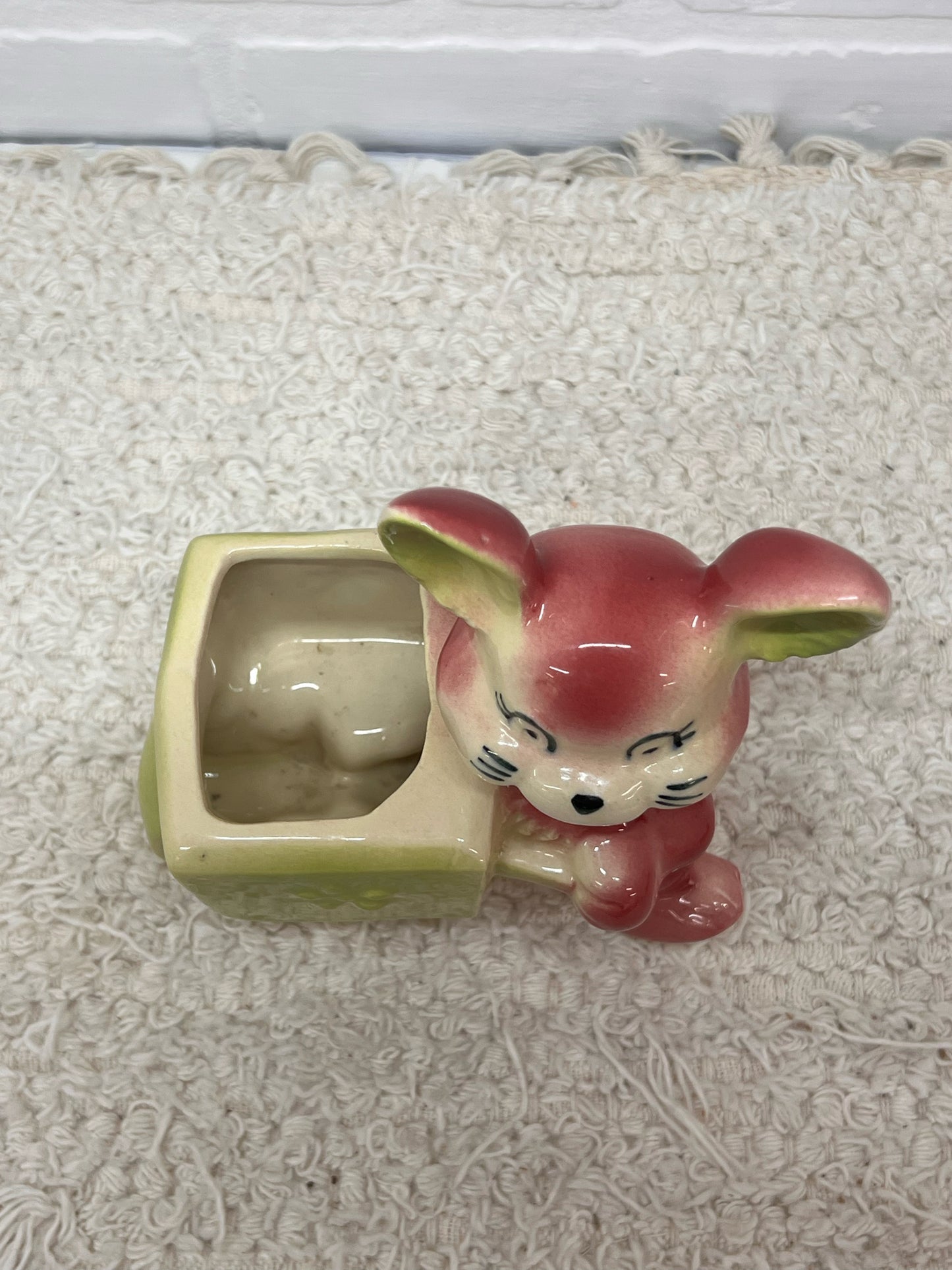 Shawnee Planter - Bunny with Flower Cart