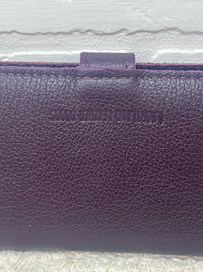 Portland Leather Burgundy Plum Wallet