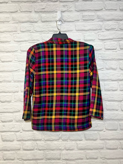 New Movr PLaid 1980's Power Blazer