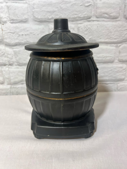 McCoy potbelly stove cookie jar, vintage