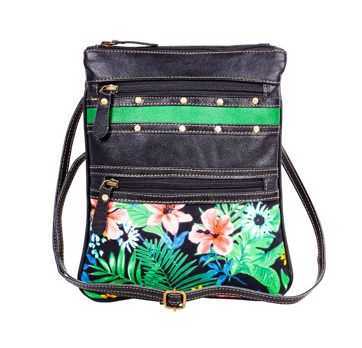 Myra Marianna Floral Leather Bag